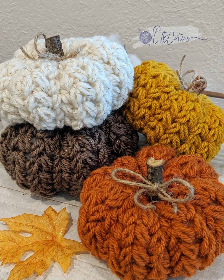 Crochet Pumpkin Pattern, Meadow Pumpkin PATTERN, Crochet Pattern, Crochet Fall, Crochet Cozy, Ltkcuties, Pumpkin Pattern, DIGITAL DOWNLOAD