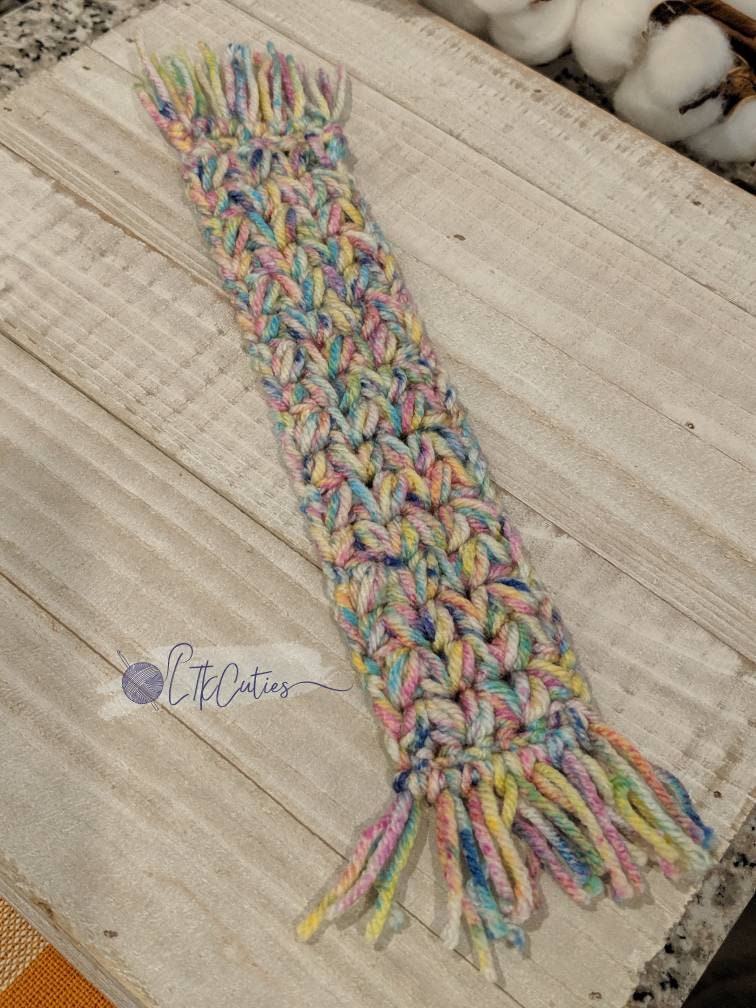 Crochet Pattern, Crochet Meadow Bookmark PATTERN Only, Crochet Bookmark, Crochet Book Saver, Ltkcuties, Crochet, DIGITAL DOWNLOAD