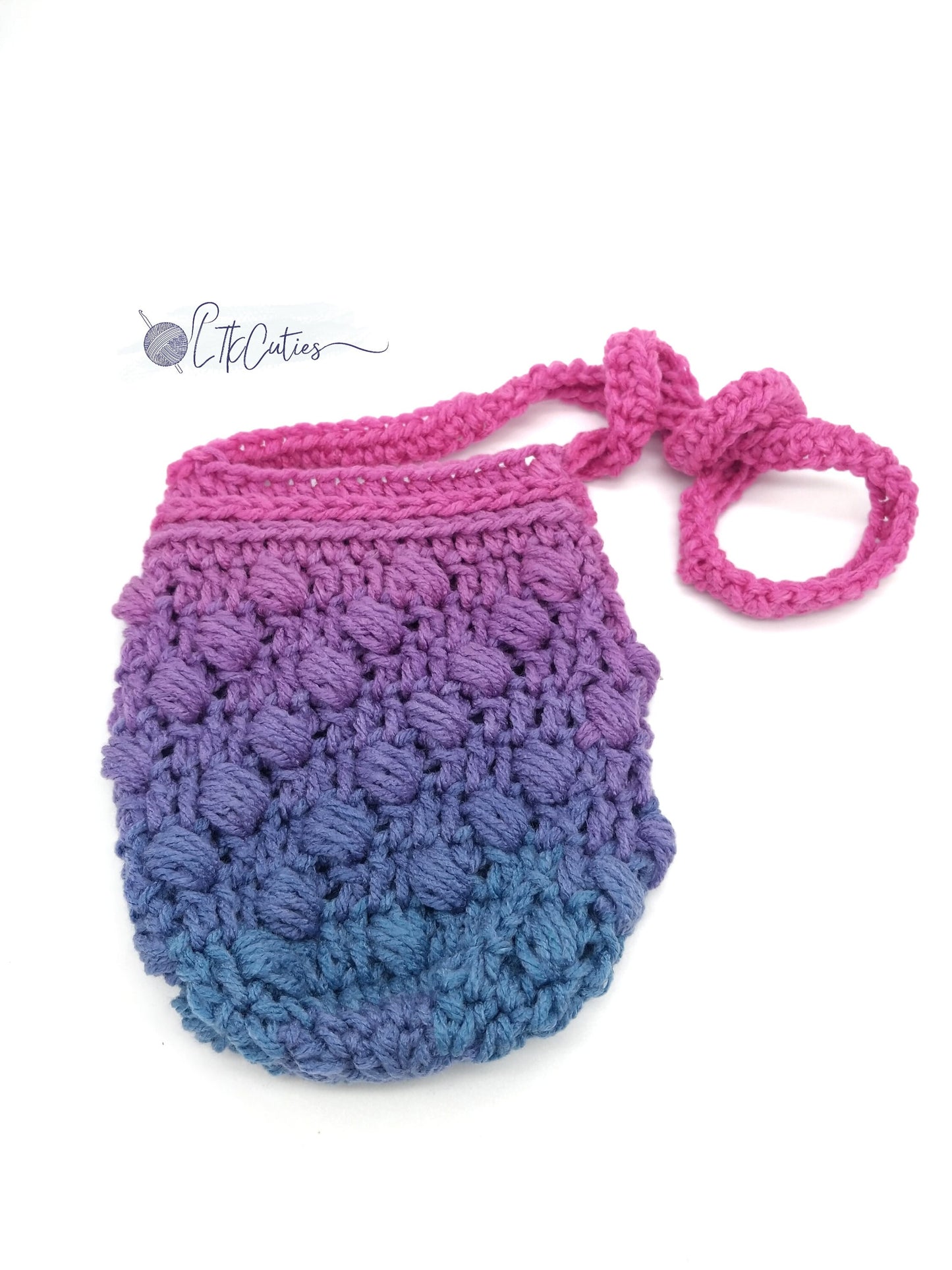 Crochet Pattern, Crochet Bubble Swirl Toddler Purse PATTERN, Crochet Purse, Crochet Bag, Crochet Toddler Purse, Ltkcuties, DIGITAL DOWNLOAD