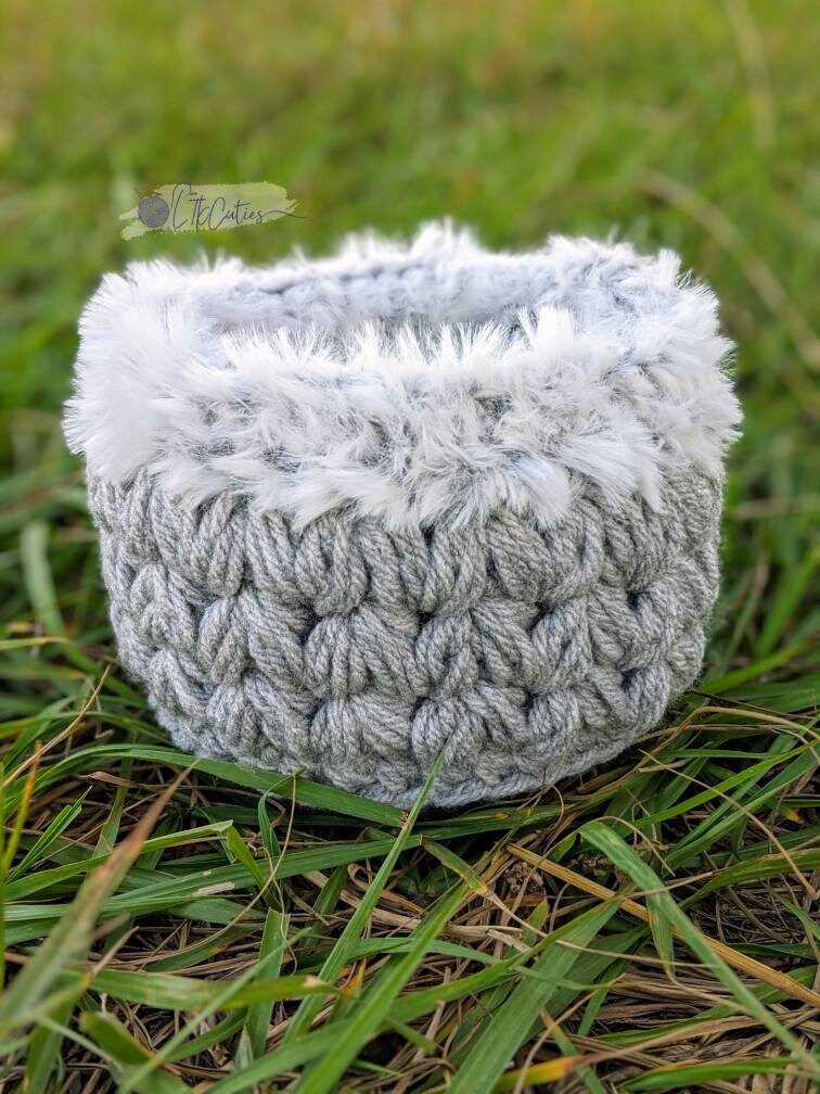 Crochet Pattern, Crochet Meadow Basket PATTERN, Crochet Basket, Basket Pattern, Ltkcuties, Crochet, DIGITAL DOWNLOAD