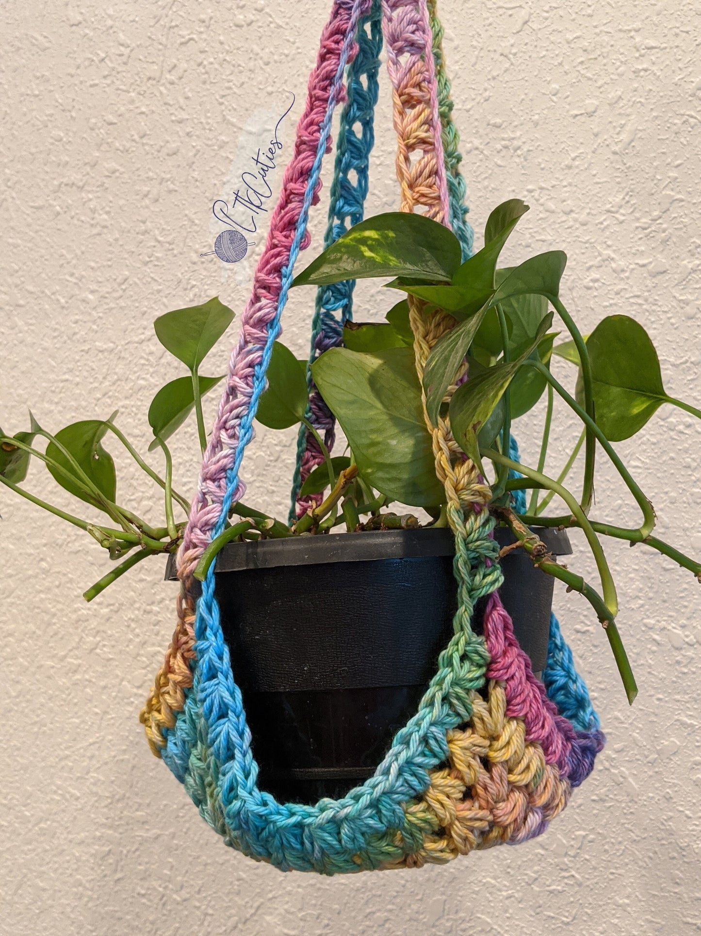 Crochet Pattern, Crochet Meadow Plant Hanger, Crochet Plant Hanger Pattern, Crochet Plant, Crochet Home Decor, LTKCUTIES, DIGITAL DOWNLOAD