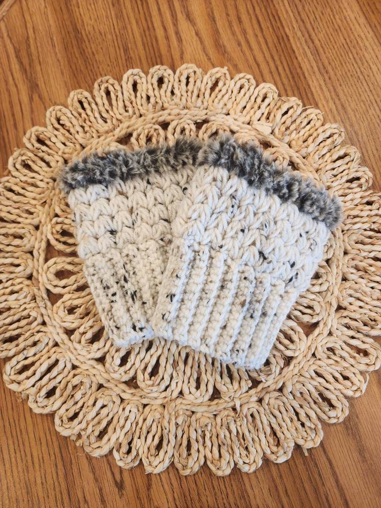 Crochet Pattern, Crochet Meadow Boot Cuffs, Crochet Boot Cuffs, Boot Cuff Pattern, Ltkcuties, DIGITAL DOWNLOAD ONLY