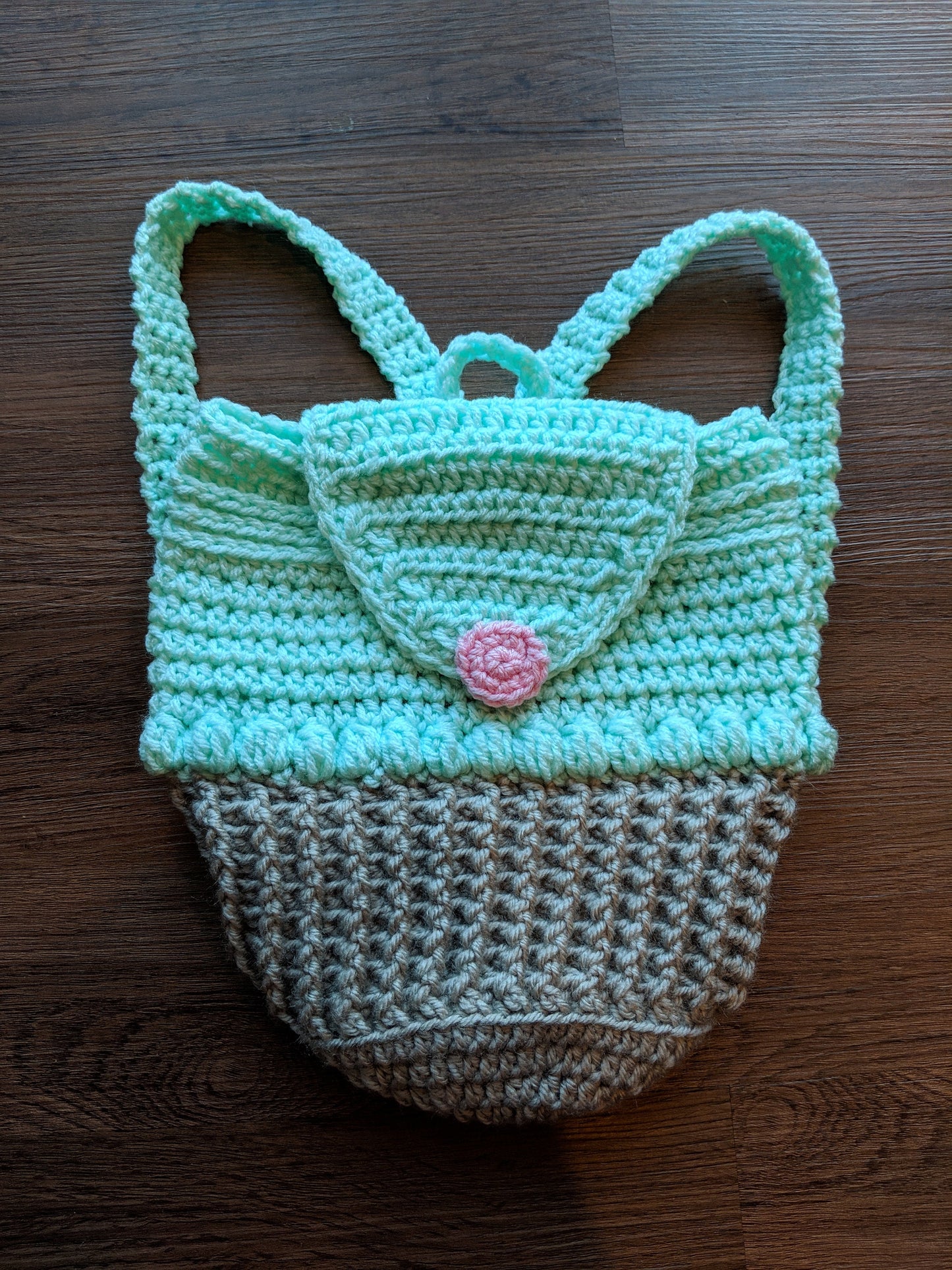 Crochet Pattern, Crochet Cuppy Cake Backpack PATTERN Only, Crochet Cupcake Backpack, Crochet Cupcake Purse, Ltkcuties, DIGITAL DOWNLOAD