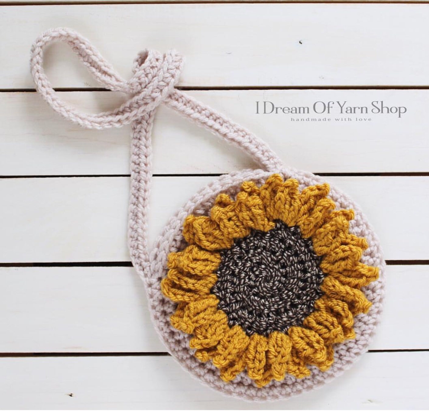 Crochet Pattern, Sunflower Toddler Purse PATTERN, Crochet Sunflower Purse, Crochet Toddler Purse, Crochet Purse, DIGITAL DOWNLOAD, Ltkcuties