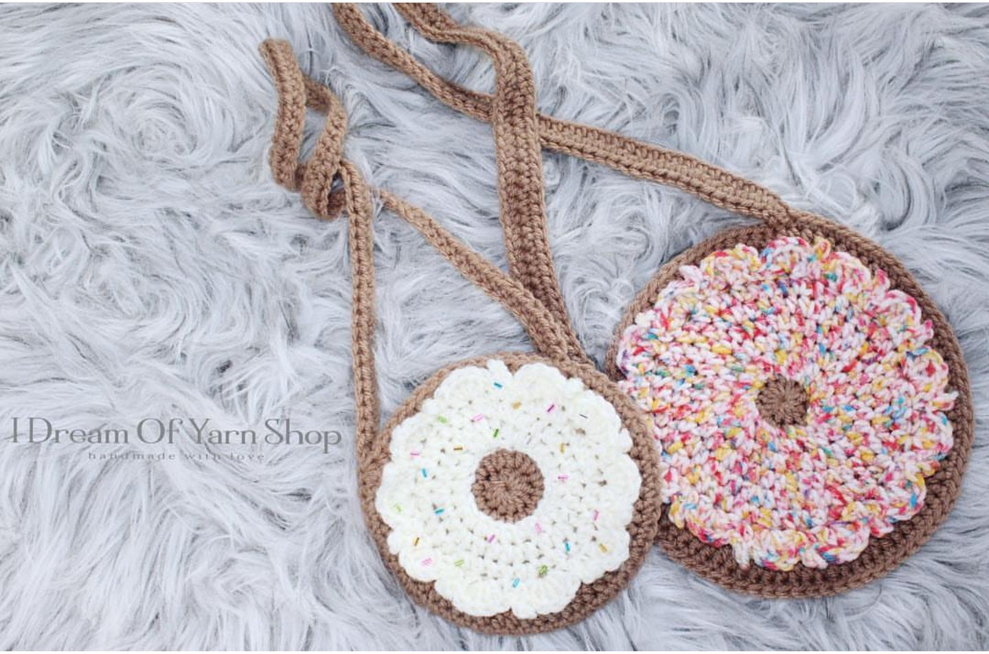 Crochet Pattern, Frosty Toddler/Adult Purse PATTERN Only, Crochet Donut Purse, Crochet Mommy and Me, Crochet Donut Purse, DIGITAL DOWNLOAD