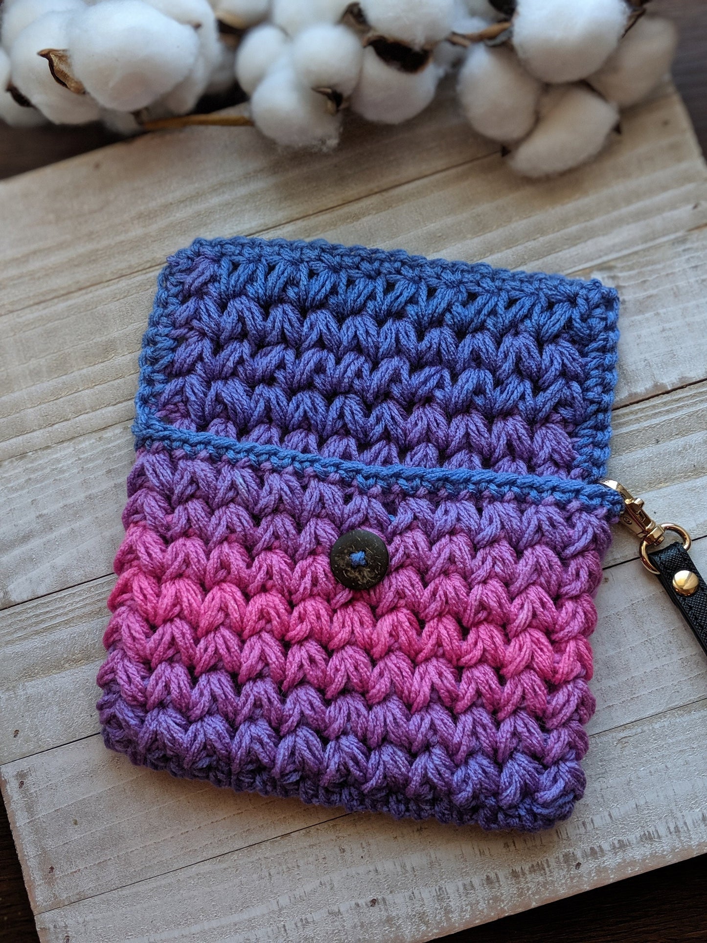 Crochet Pattern, Crochet Meadow Clutch PATTERN Only, Crochet Clutch, Crochet Bag, Crochet Purse, Ltkcuties, Crochet, DIGITAL DOWNLOAD