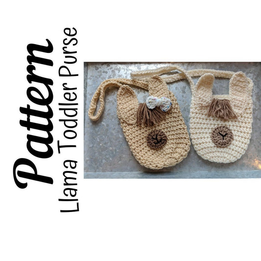 Crochet Pattern, Llama Toddler Purse PATTERN Only, Crochet Llama Purse, Crochet Toddler Purse, DIGITAL DOWNLOAD, Ltkcuties, Crochet Bag