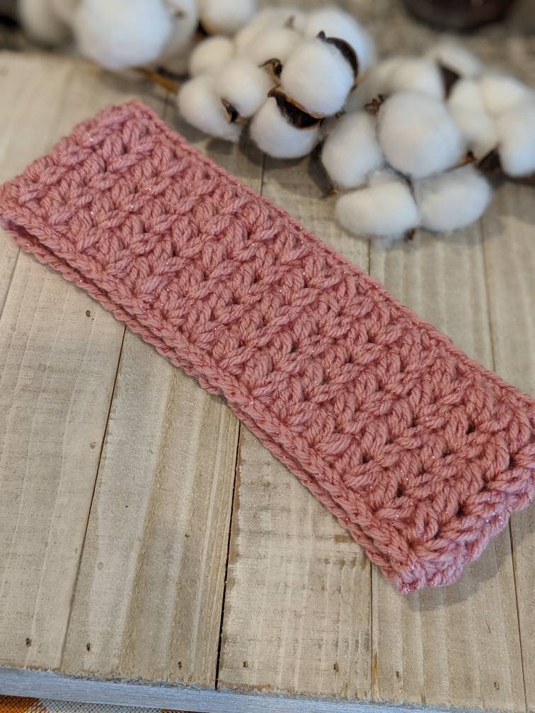 Crochet Pattern, Meadow Ear Warmer PATTERN Only, Crochet Ear Warmer, Crochet Headwrap, Crochet Winter, Ltkcuties, Crochet, DIGITAL DOWNLOAD