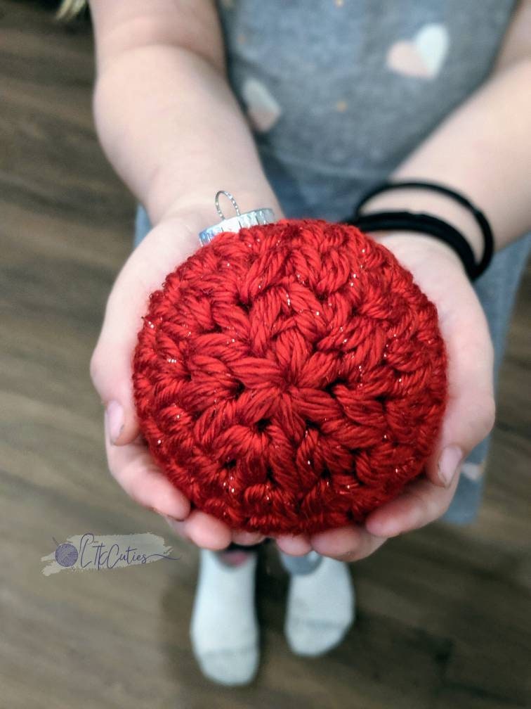 Crochet Pattern, Crochet Meadow Ornament, Crochet Ornament Pattern, Ltkcuties, Crochet Christmas, Crochet Ornaments, DIGITAL DOWNLOAD ONLY