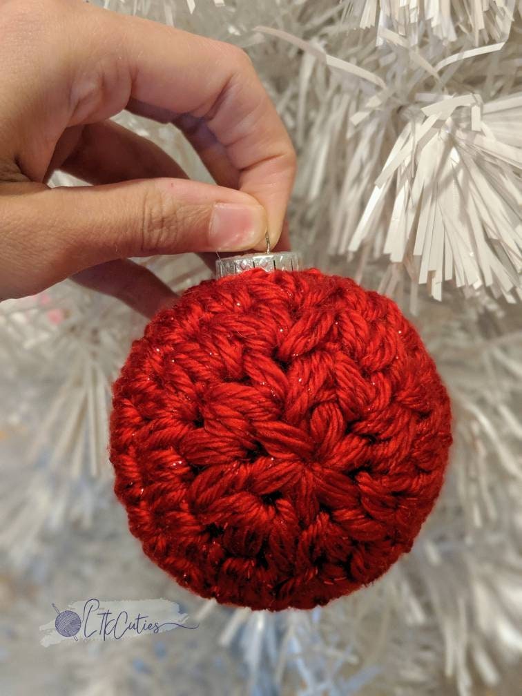 Crochet Pattern, Crochet Meadow Ornament, Crochet Ornament Pattern, Ltkcuties, Crochet Christmas, Crochet Ornaments, DIGITAL DOWNLOAD ONLY