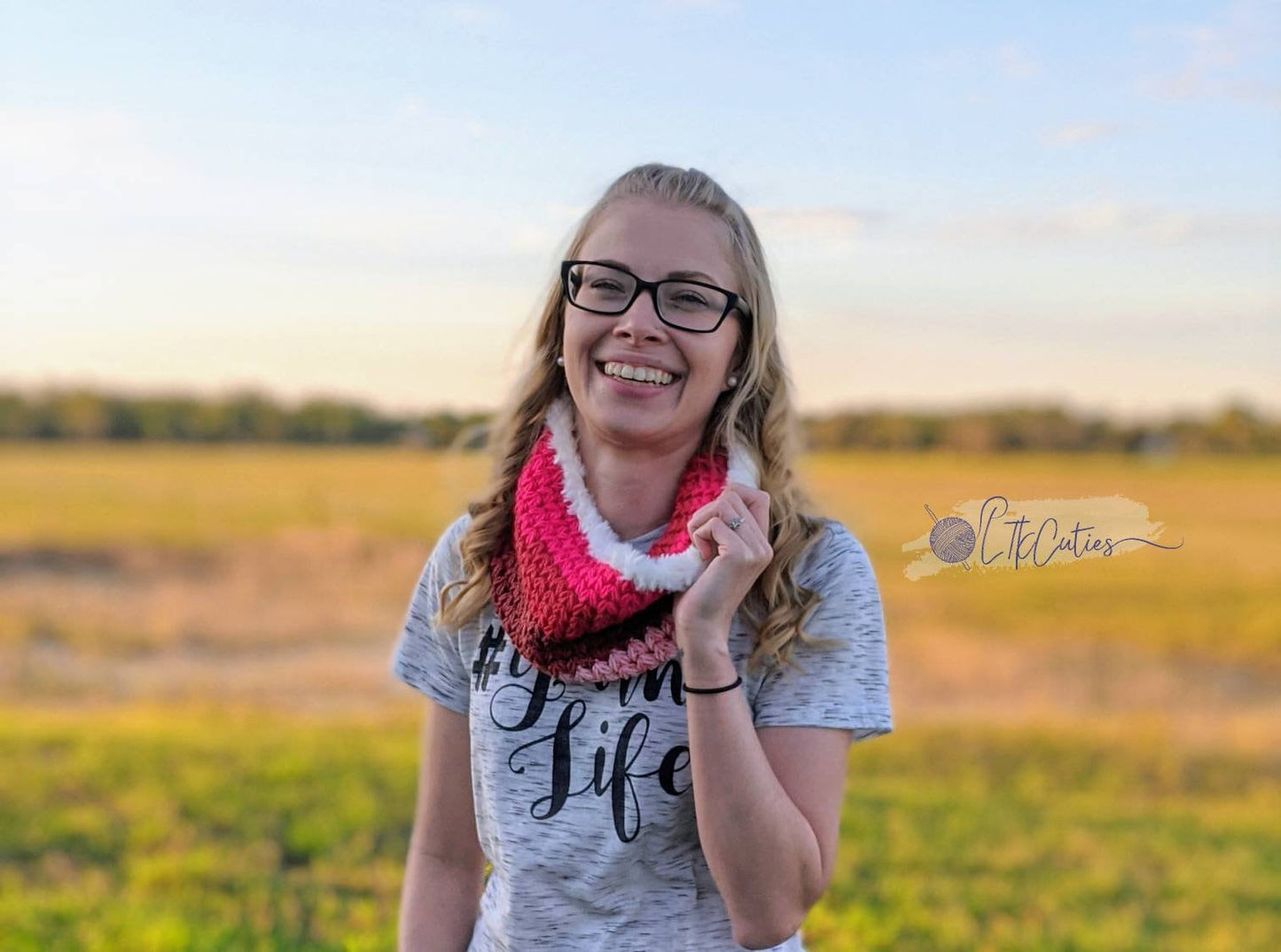 Crochet Pattern, Crochet Meadow Cowl, Crochet Cowl, Ltkcuties, Crochet, One Skein, DIGITAL DOWNLOAD, Winter Cowl, Neckwarmer Pattern