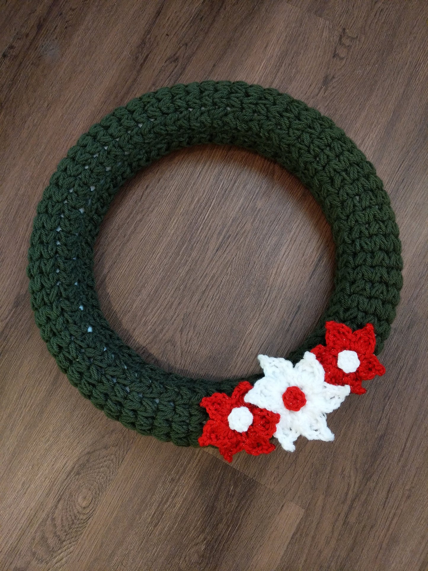 Crochet Pattern, Crochet Wreath, Crochet Meadow Wreath, Crochet Wreath Pattern, Christmas, Ltkcuties, DIGITAL DOWNLOAD ONLY, Pdf, Crochet