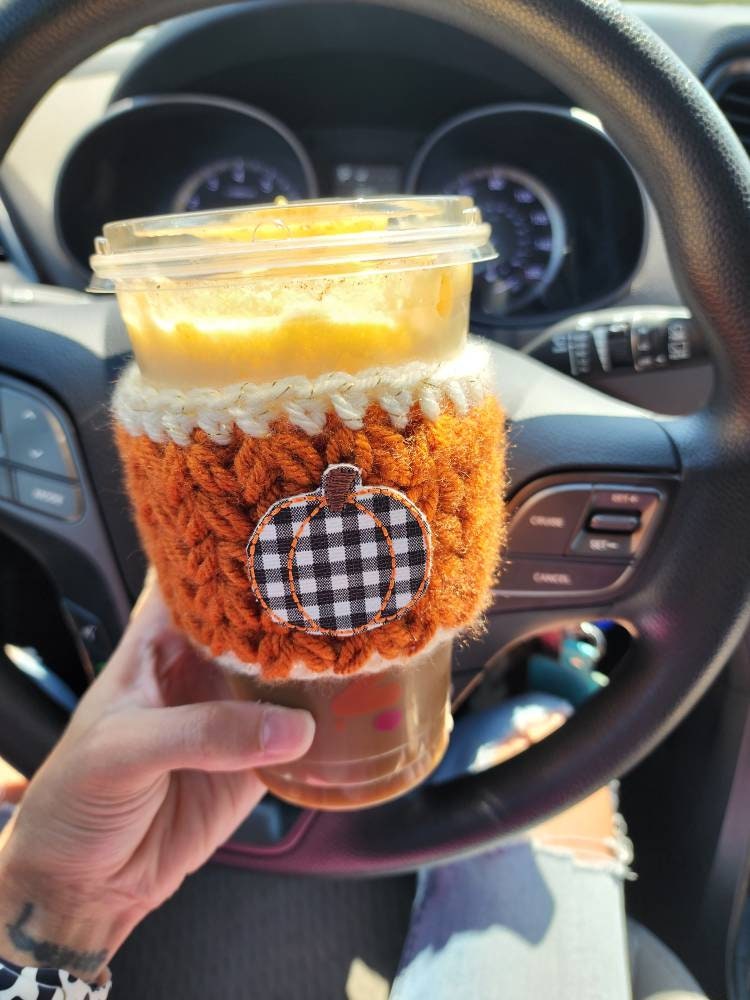 Crochet Pattern, Crochet Meadow Cup Cozy PATTERN Only, Crochet Cup Cozy, Crochet Soda Cozy, Ltkcuties, Crochet, DIGITAL DOWNLOAD